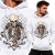 BLUZA Z KAPTUREM SPORTY WALKI  MMA SKULL